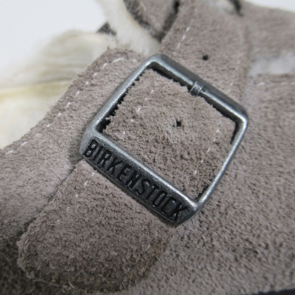 Birkenstock Unisex Boston Shearling Suede Leather Stone Coin 7 US M / 9 US L main image 6